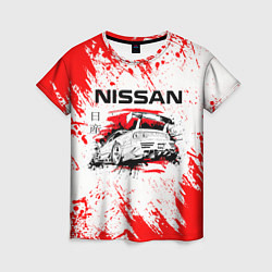 Женская футболка Nissan