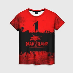 Женская футболка Island of blood