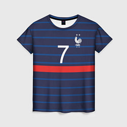 Женская футболка Гризман футболист Франция