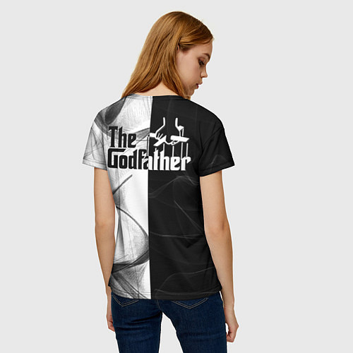 Женская футболка Крёстный отец The Godfather / 3D-принт – фото 4
