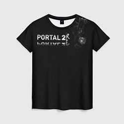 Женская футболка Portal 2,1