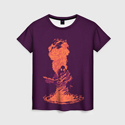 Женская футболка Pyro in fire