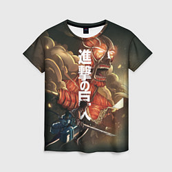 Женская футболка Shingeki No Kyojin Леви Аккерман