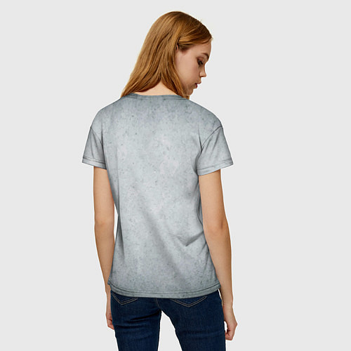 Женская футболка Dont look back / 3D-принт – фото 4