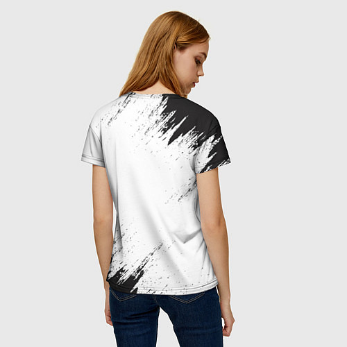 Женская футболка БЕРСЕРК брызги / 3D-принт – фото 4