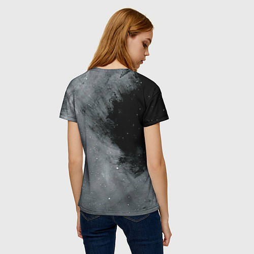 Женская футболка Космос Абстракция / 3D-принт – фото 4
