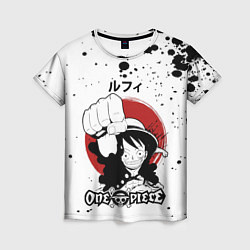 Женская футболка Манки Д Луффи One Piece