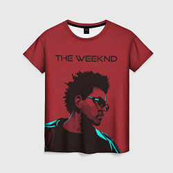 Женская футболка The weeknd