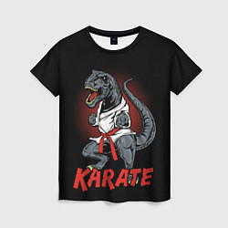 Женская футболка KARATE T-REX