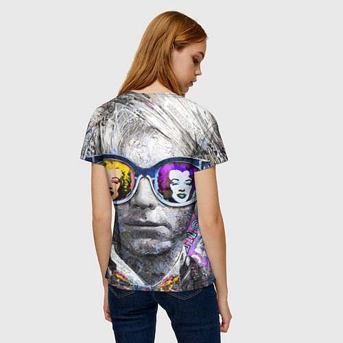 Женская футболка Andy Warhol Энди Уорхол / 3D-принт – фото 4