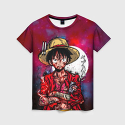 Женская футболка Луффи One Piece Большой куш