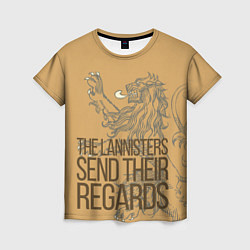 Женская футболка The Lannister Send