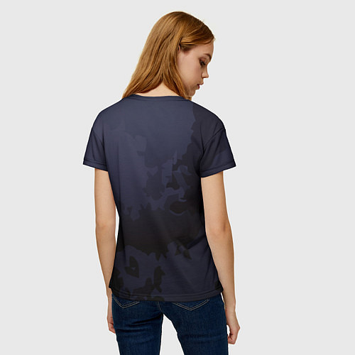 Женская футболка Черный клевер / 3D-принт – фото 4
