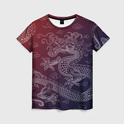 Женская футболка Традиционный китайский дракон