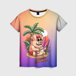 Футболка женская Hello summer, цвет: 3D-принт