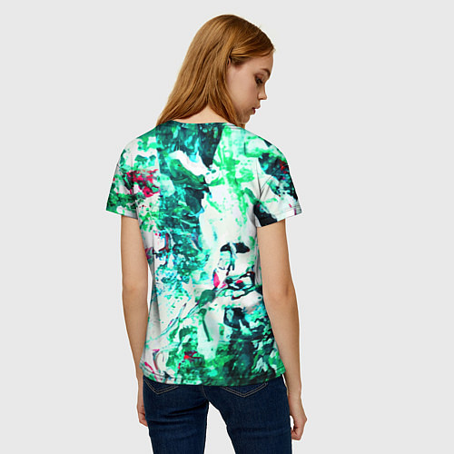 Женская футболка Берюза Морской / 3D-принт – фото 4