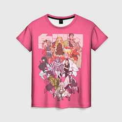 Женская футболка Slayers on pink