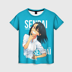 Женская футболка Senpai is just fine