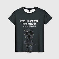 Женская футболка CS GO COUNTER TERRORIS Z
