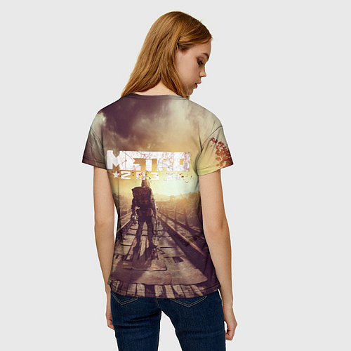 Женская футболка MERTO 2033 ВОСХОД / 3D-принт – фото 4