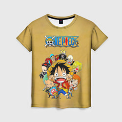 Женская футболка Персонажи One Piece Большой куш