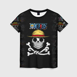 Женская футболка Пираты Соломенной Шляпы One Piece