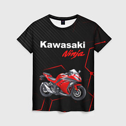 Женская футболка KAWASAKI NINJA КАВАСАКИ