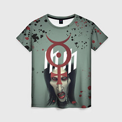 Женская футболка Marilyn Manson Мерилин Мэнсон Z