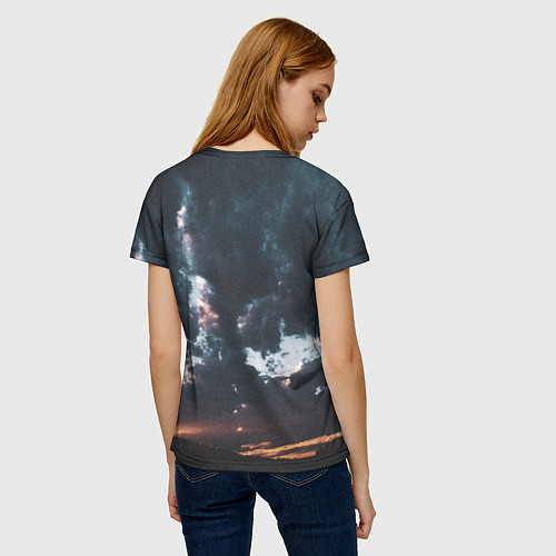 Женская футболка Закат / 3D-принт – фото 4