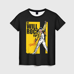 Женская футболка We will rock you