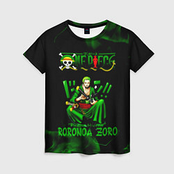 Женская футболка Ророноа Зоро Ван-Пис
