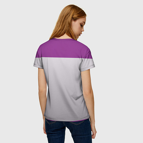 Женская футболка Птичка в ежевичке / 3D-принт – фото 4