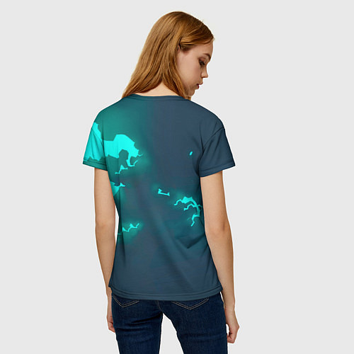 Женская футболка Эш с Пикачу / 3D-принт – фото 4