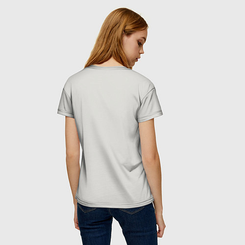 Женская футболка СИРЕНОГОЛОВЫЙ ХОРРОР / 3D-принт – фото 4