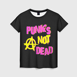 Женская футболка Панк анархия