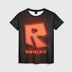 Женская футболка ROBLOX NEON RED