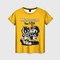 Женская футболка Motorhead x Cuphead