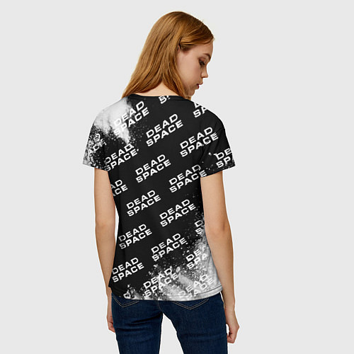Женская футболка Dead Space - Exposion Pattern / 3D-принт – фото 4
