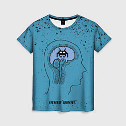 Женская футболка Space Invaders Mind Game Z
