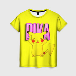 Женская футболка ПИКАЧУ PIKACHU