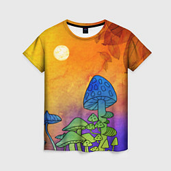 Женская футболка Заколдованный лес