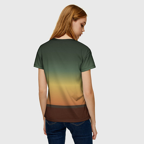 Женская футболка Maneskin в лучах заката / 3D-принт – фото 4