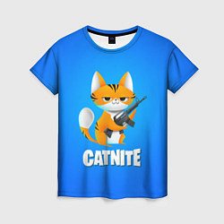 Женская футболка Catnite