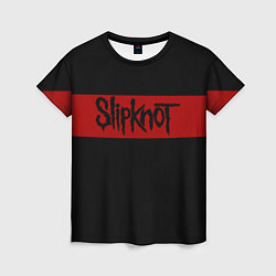 Футболка женская Полосатый Slipknot, цвет: 3D-принт