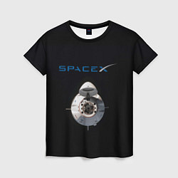 Женская футболка SpaceX Dragon 2