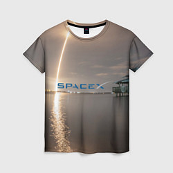 Женская футболка SpaceX Dragon 2