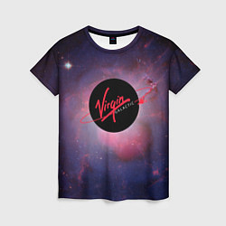 Женская футболка Virgin Galactic космос