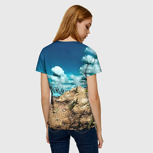 Женская футболка Мумий Тролль Владивосток 2000 / 3D-принт – фото 4