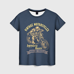 Женская футболка Винтажные мотоциклы