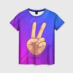 Женская футболка ВСЕМ МИР PEACE Z